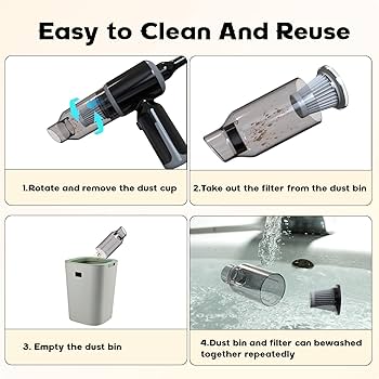 ๐ Portable Wireless Air Duster Vacuum Cleaner ๐