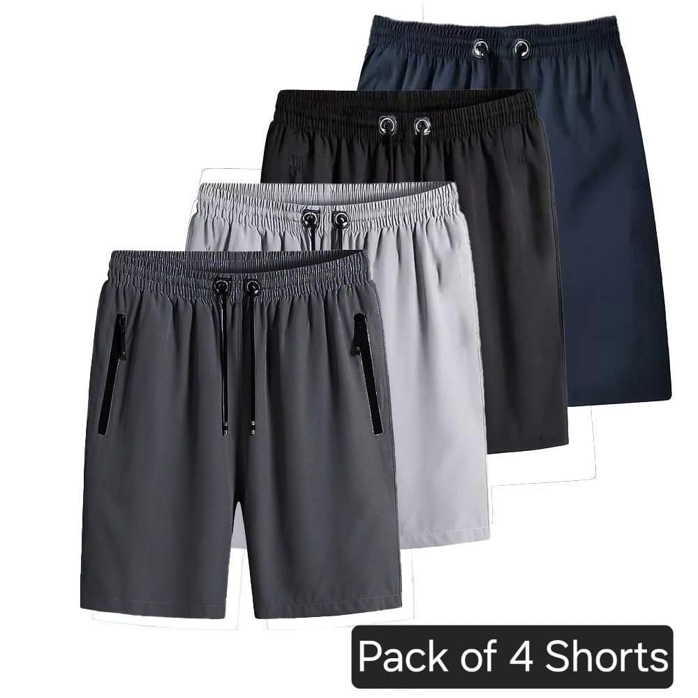 🔥 BUY 1 GET 3 FREE 🔥 Men's Stretchable Cotton Shorts (₹225 piece)