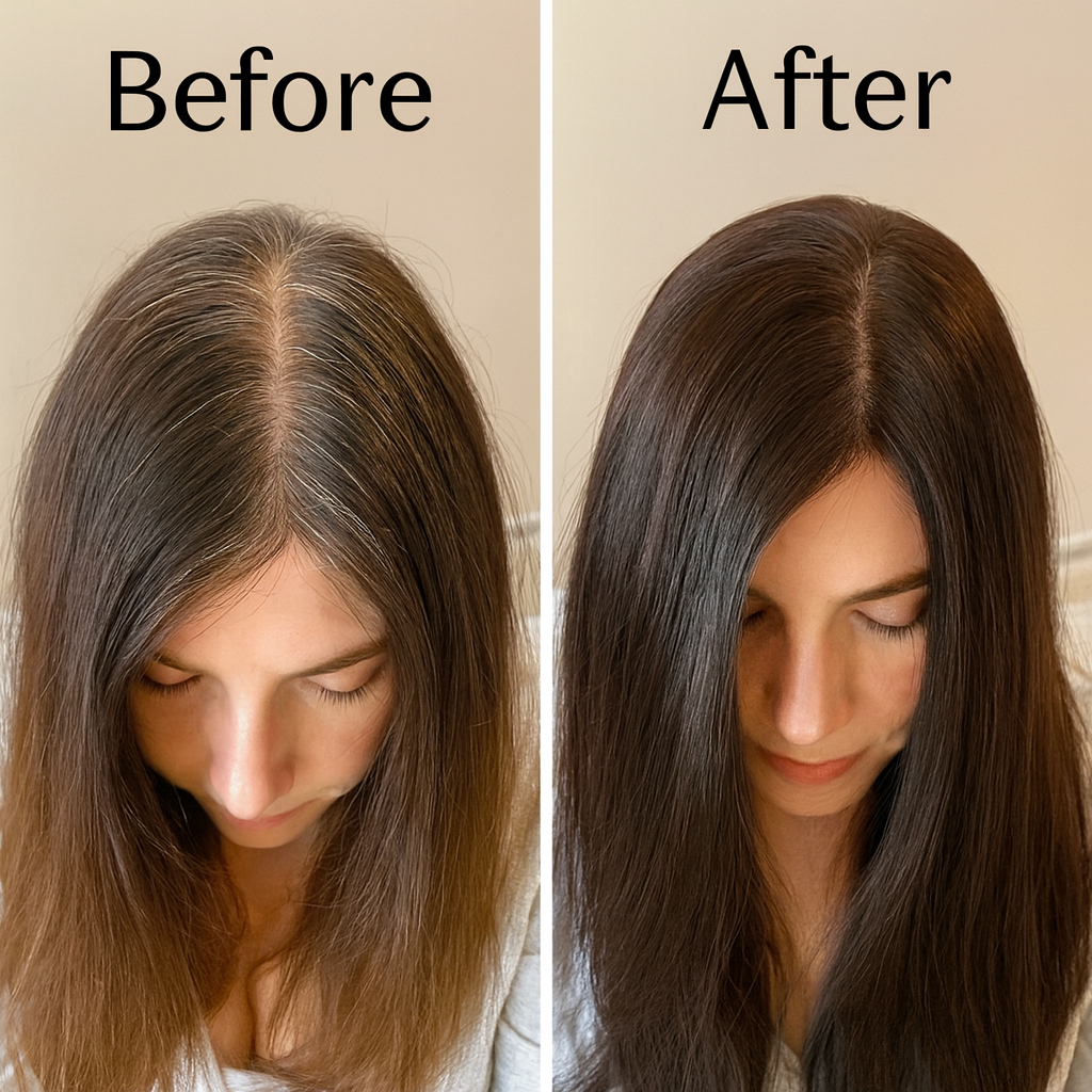 💥 BUY 1 GET 3 FREE- Long Lasting Natural Hair Dye Shampoo