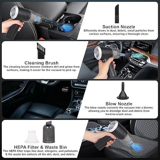 🚀 Portable Wireless Air Duster Vacuum Cleaner 🚀