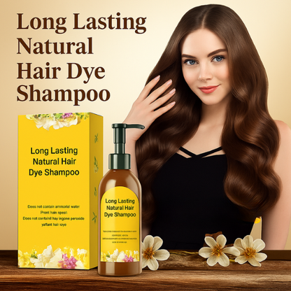 💥 BUY 1 GET 3 FREE- Long Lasting Natural Hair Dye Shampoo