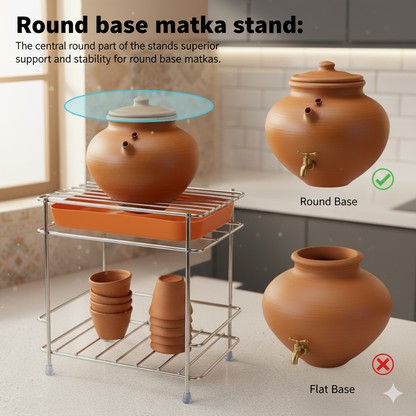 Heavy Steel Matka Stand | 50% OFF